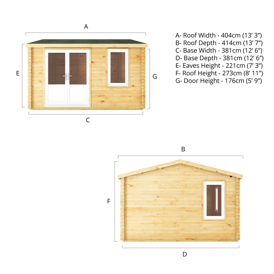 Mercia 44mm Home Office Elite (13x13) (4m x 4m) (SI-006-041-0011 EAN 5029442019437)