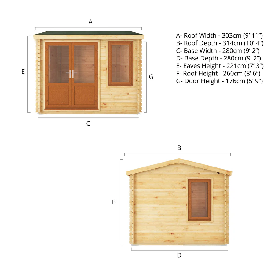 Mercia 44mm Home Office Elite (10x10) (3m x 3m) (SI-006-042-0009 EAN 5029442019383)