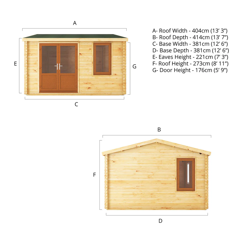 Mercia 44mm Home Office Elite (13x13) (4m x 4m) (SI-006-042-0011 EAN 5029442019444)