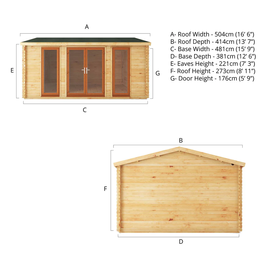 Mercia 44mm Home Office Studio (16x13) (5m x 4m) (SI-006-042-0013 EAN 5029442019659)