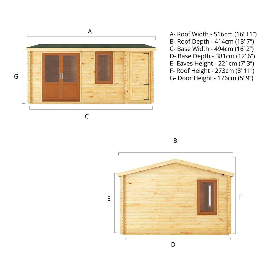 Mercia 44mm Home Office Elite (17x13) (5.1m x 4m) (SI-006-042-0028 EAN 5029442019574)