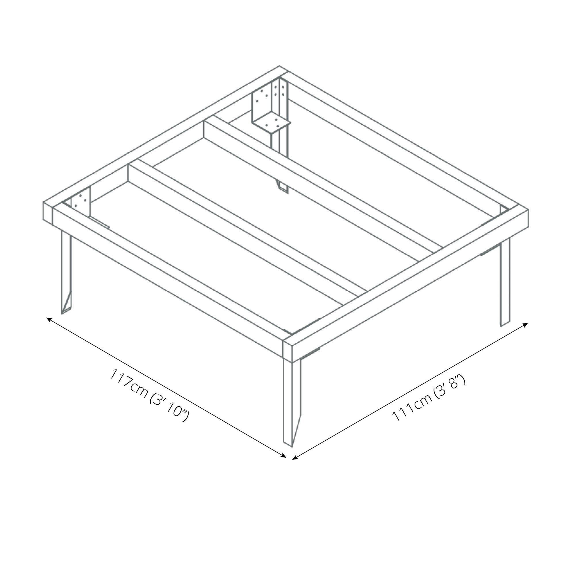 Mercia Wooden Base (4x4) (SI-007-001-0026 - EAN 5029442007519)