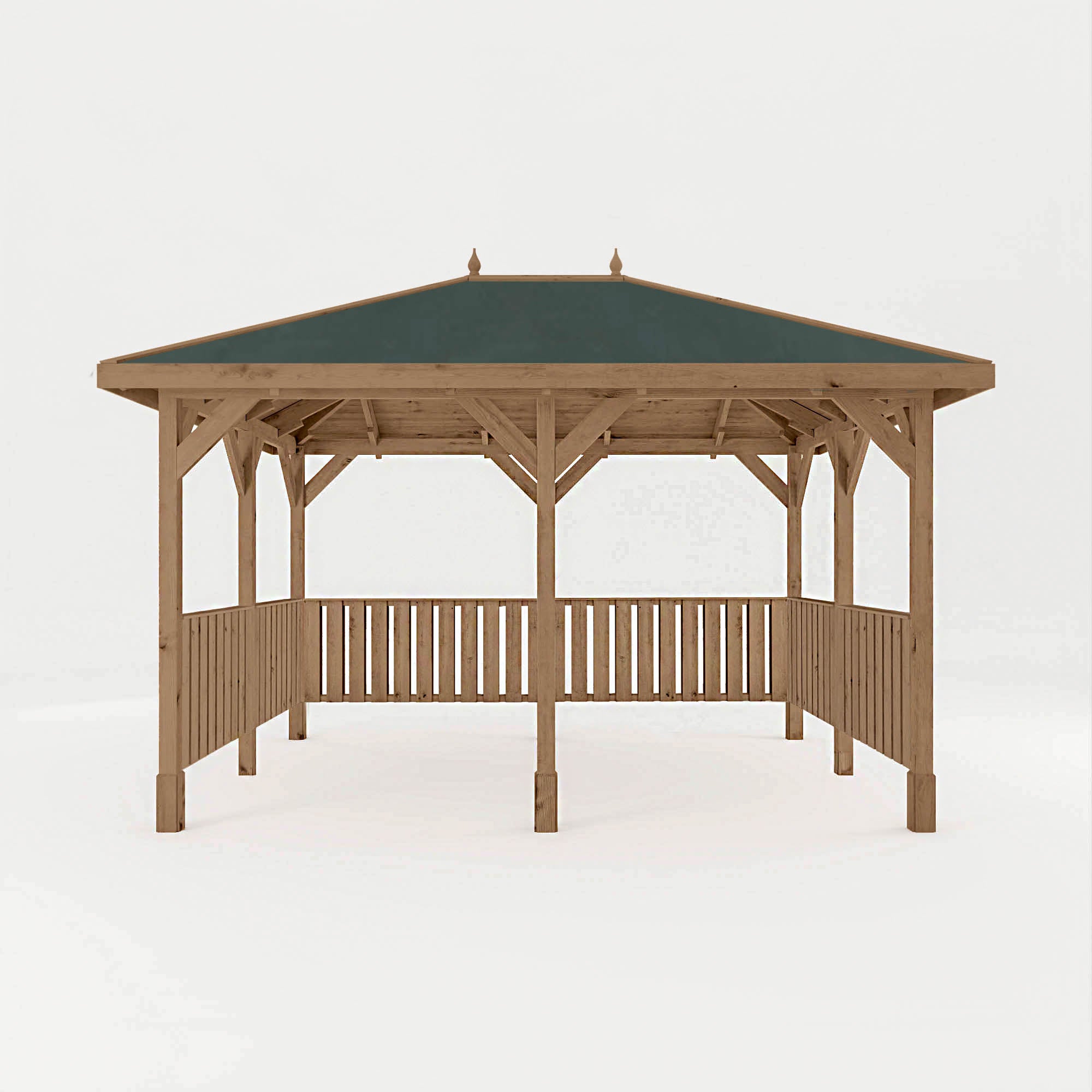 Mercia Thorpe Gazebo with Vertical Rails (3m x 4m) (SI-012-002-0014 - EAN 5029442020051)