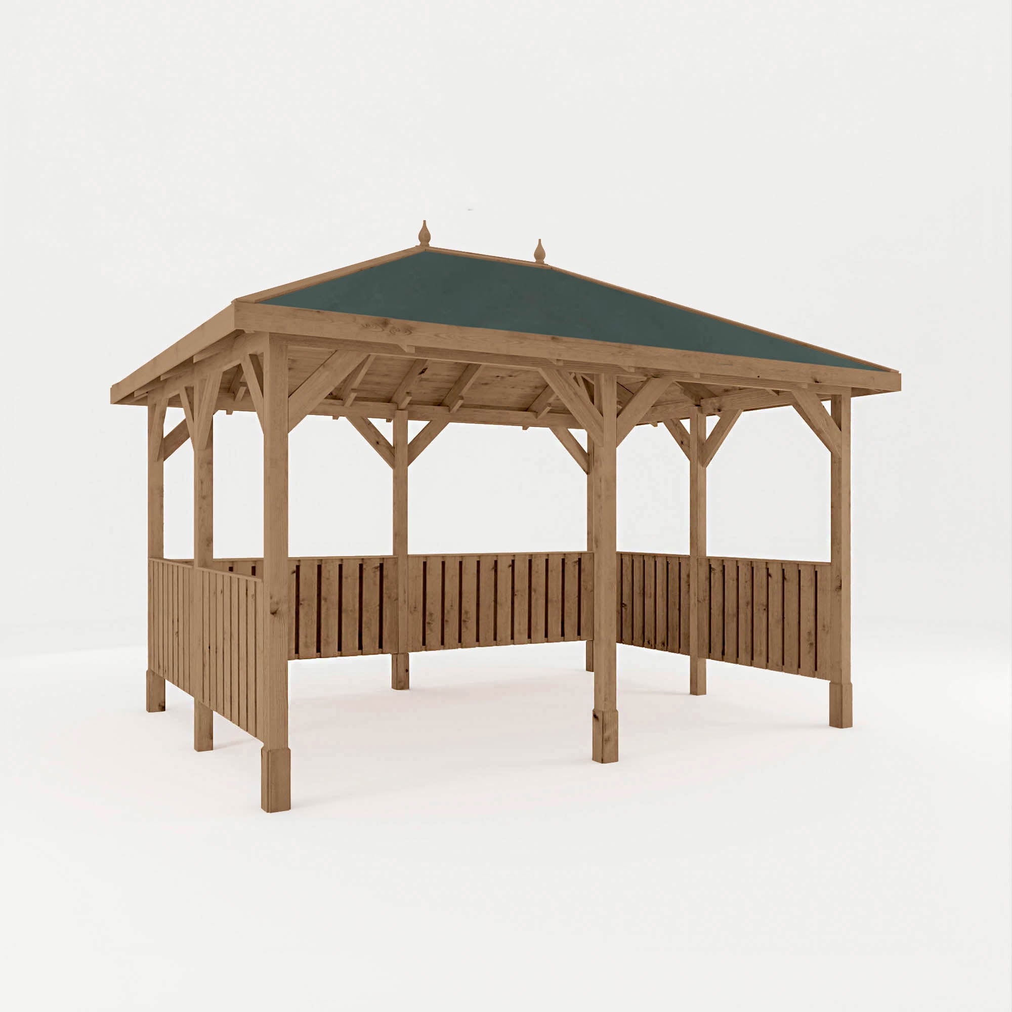 Mercia Thorpe Gazebo with Vertical Rails (3m x 4m) (SI-012-002-0014 - EAN 5029442020051)