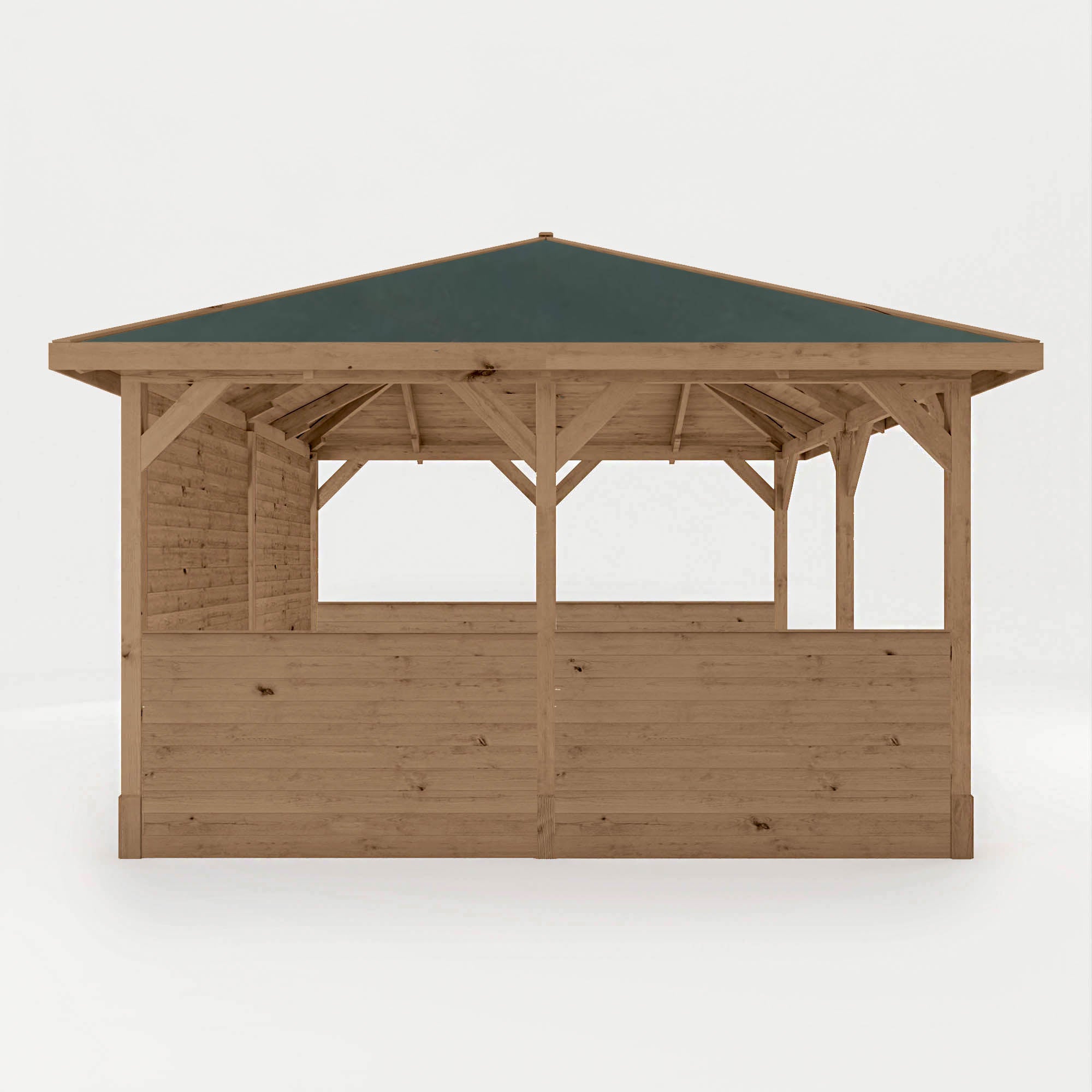 Mercia Hawton Gazebo with Panels (4m x 4m) (SI-012-002-0018 - EAN 5029442020099)