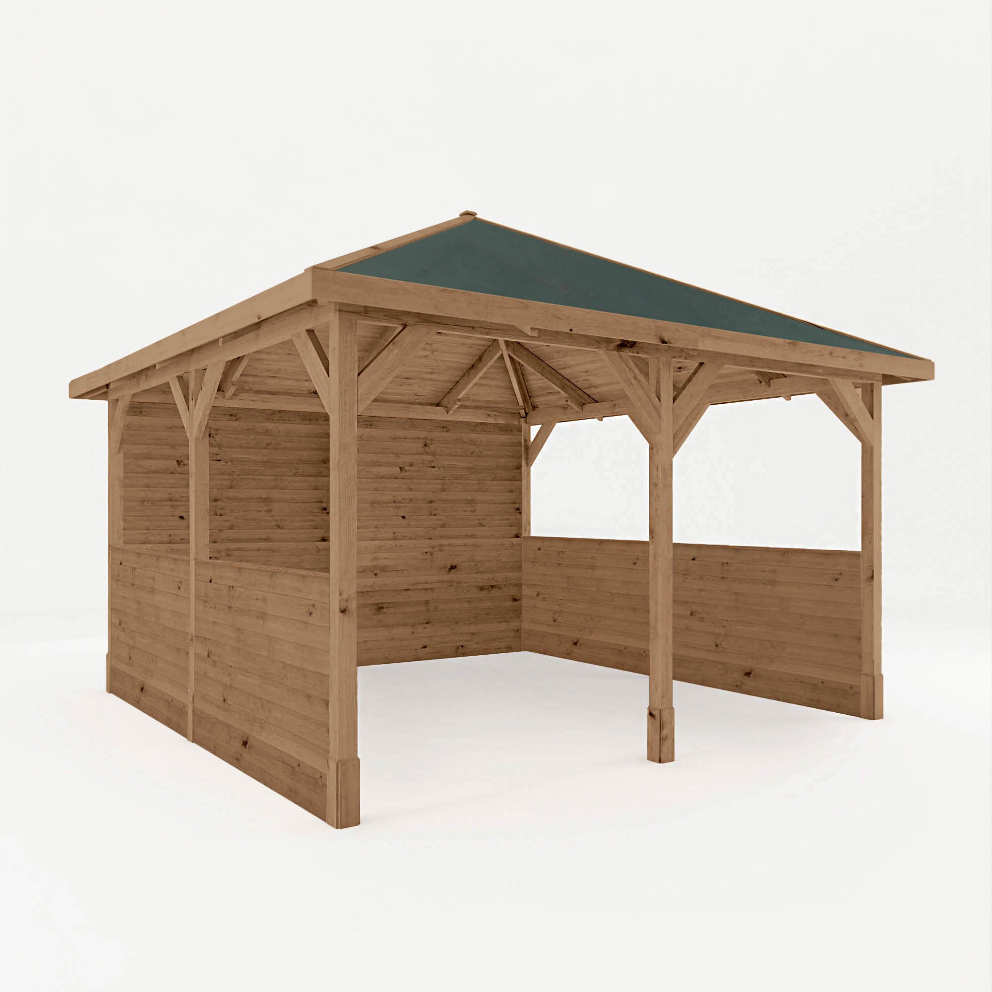 Mercia Hawton Gazebo with Panels (4m x 4m) (SI-012-002-0018 - EAN 5029442020099)