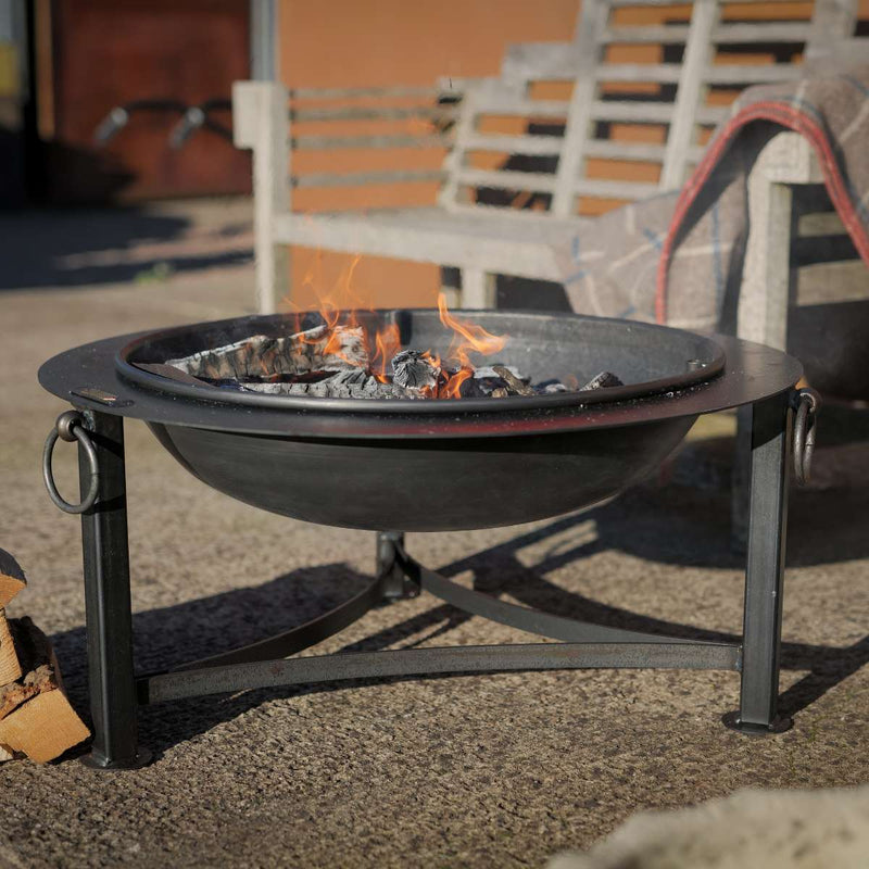 Firepits UK Saturn with Swing Arm BBQ Rack Fire Pit Collection