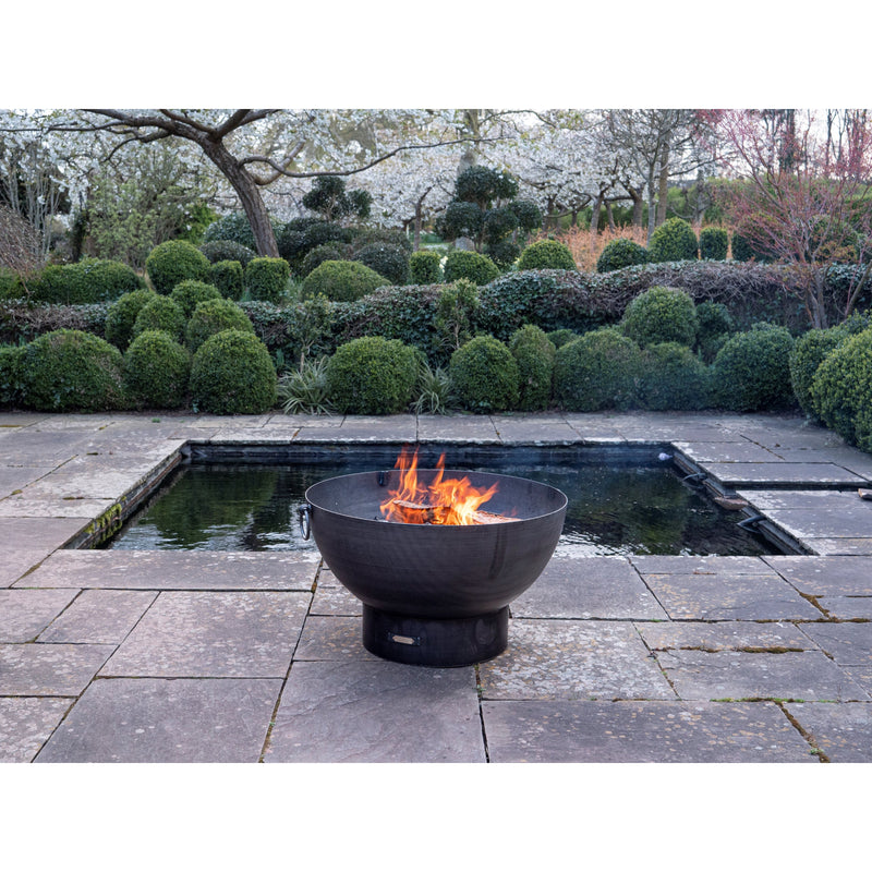 Firepits UK Solex with Swing Arm BBQ Rack 70cm Fire Pit Collection (up to 8 people) SOL70SWA