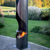 Firepits UK Curve Chiminea with Swing Arm BBQ Rack CRVSWA