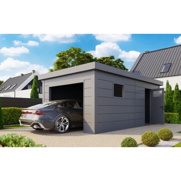 Telluria Eleganto 3654 Metal Garage (12x18)