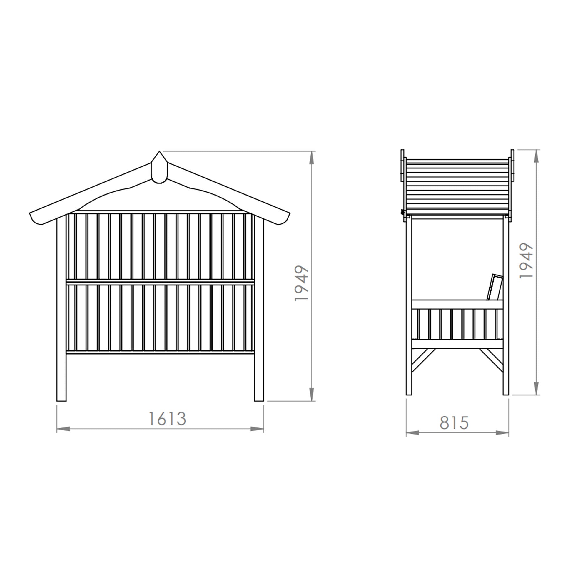 Mercia Carlton Arbour Seat (ESDXL21PT050 - EAN 5029442019895)