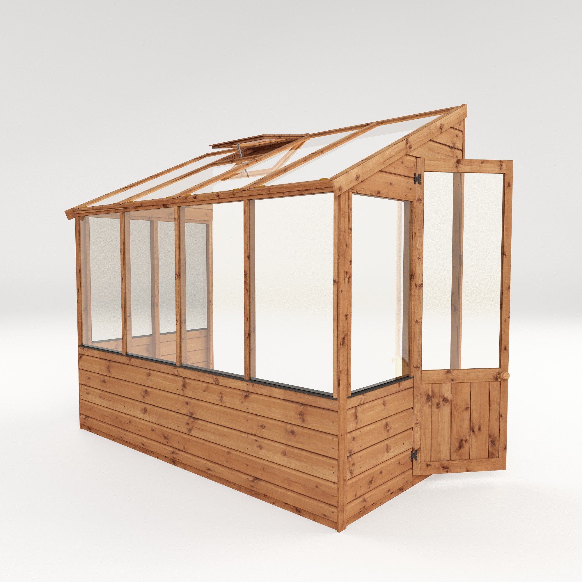 Mercia Traditional Lean-to Wooden Greenhouse (8x4) (SI-004-001-0027 - EAN 5029442091167)