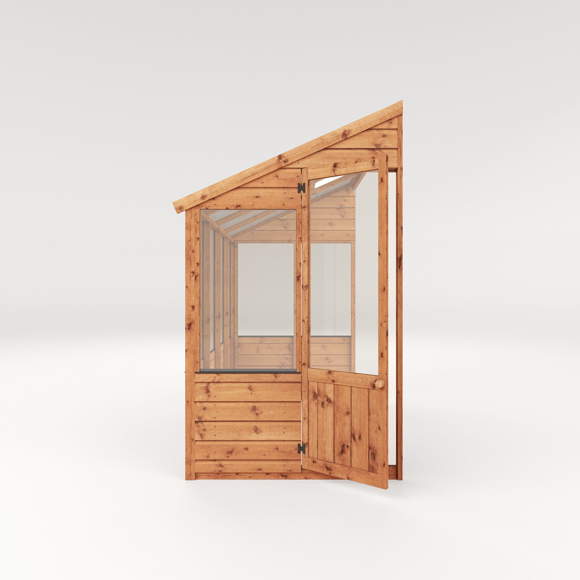 Mercia Traditional Lean-to Wooden Greenhouse (8x4) (SI-004-001-0027 - EAN 5029442091167)