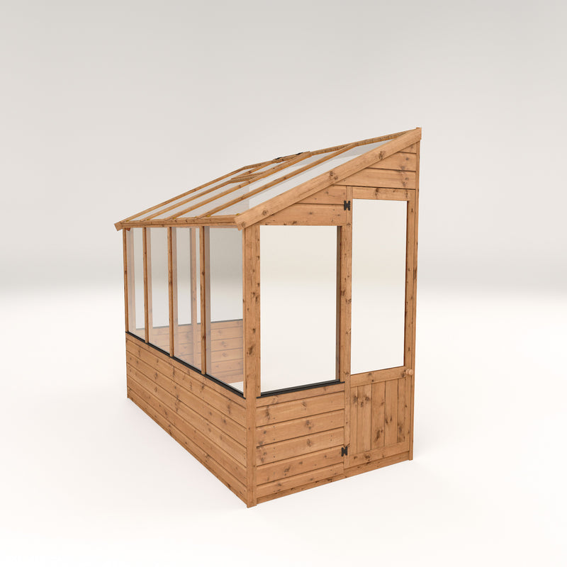 Mercia Traditional Lean-to Wooden Greenhouse (8x4) (SI-004-001-0027 - EAN 5029442091167)