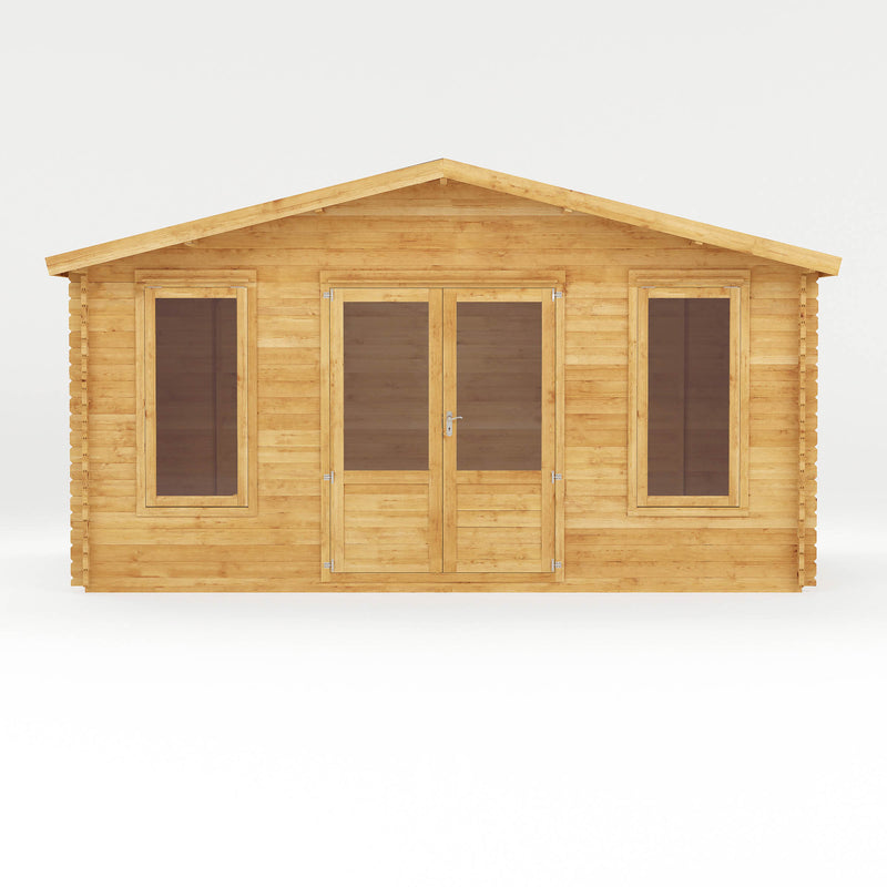 Mercia Retreat 34mm Log Cabin with Double Glazing (16x10) (5m x 3m) (SI-006-003-0074 -EAN 5029442002644)