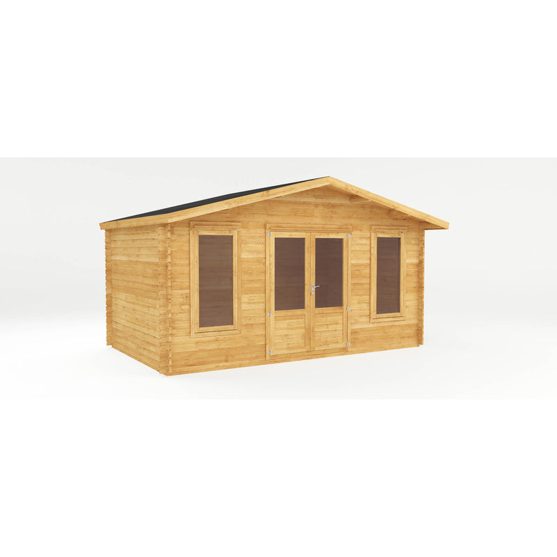 Mercia Retreat 34mm Log Cabin with Double Glazing (16x10) (5m x 3m) (SI-006-003-0074 -EAN 5029442002644)