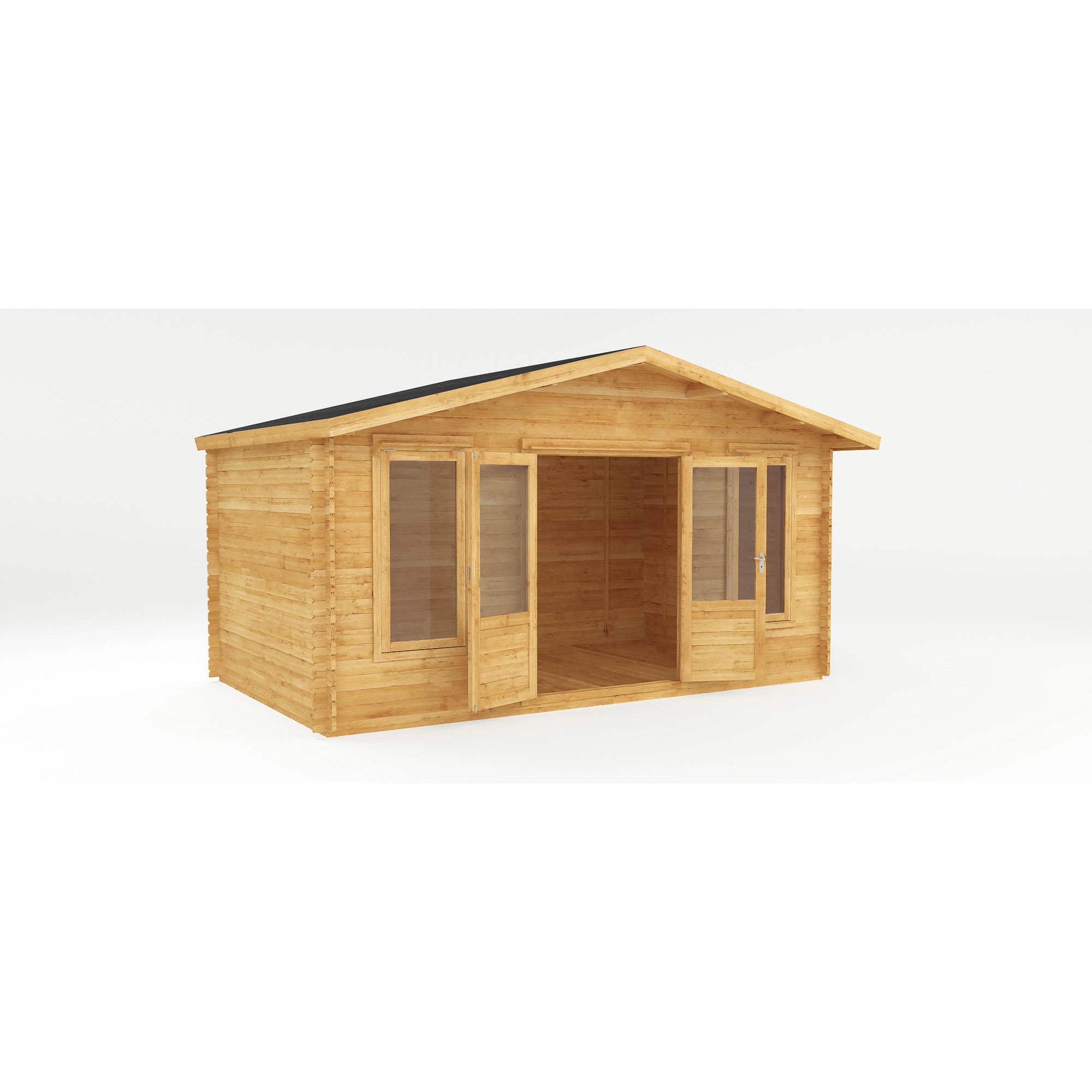 Mercia Retreat 34mm Log Cabin with Double Glazing (16x10) (5m x 3m) (SI-006-003-0074 -EAN 5029442002644)