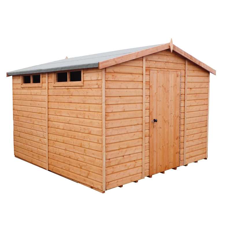 Shire Security Apex Premium Shed Range Single Door (10x10) SECS1010DSL-1AA 5019804122141 - Outside Store