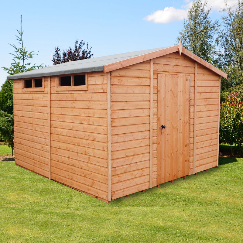 Shire Security Apex Premium Shed Range Single Door (10x10) SECS1010DSL-1AA 5019804122141 - Outside Store