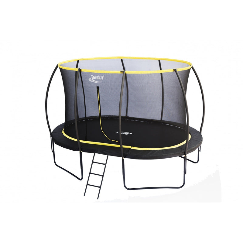 10ft x 15ft Oval Telstar Orbit Trampoline And Enclosure Package