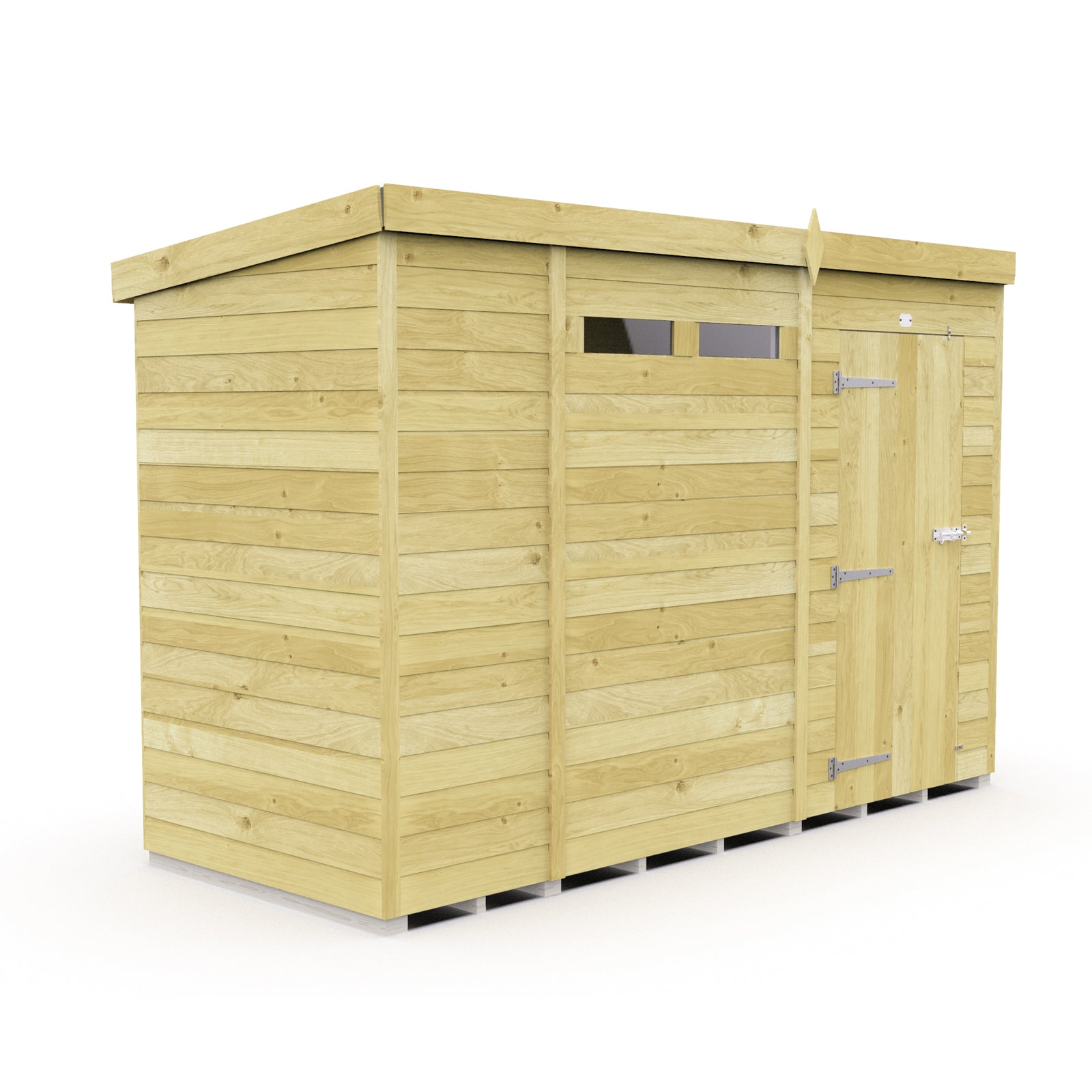 Total Sheds (10x4) Pressure Treated Pent Security Shed