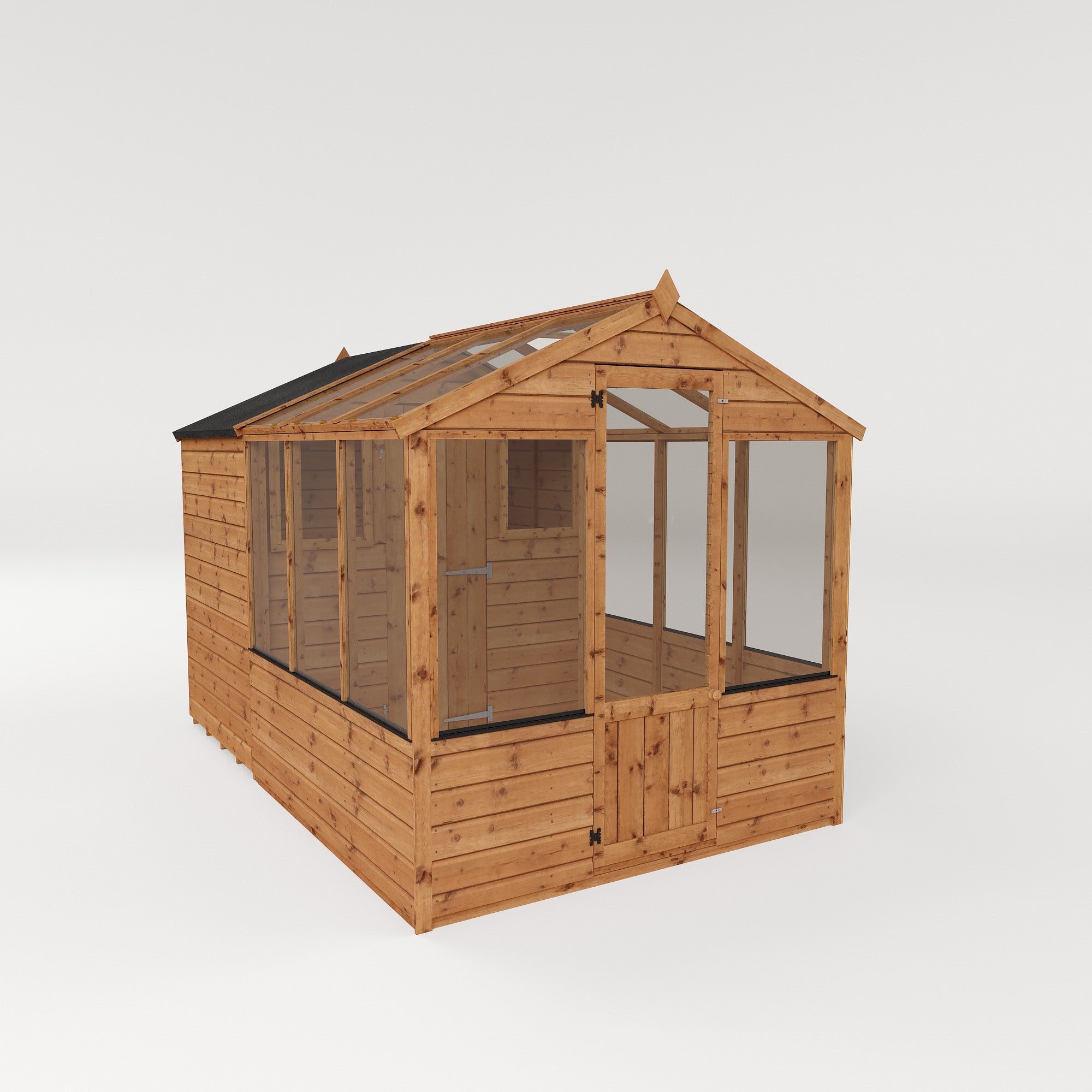 Mercia Traditional Wooden Apex Greenhouse Combi Shed (10x6) (SI-004-001-0025 - EAN 5029442091204)