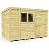 Total Sheds (10x6) Pressure Treated Pent Shed