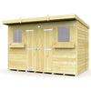 Total Sheds (10x7) Pressure Treated Pent Summer Shed