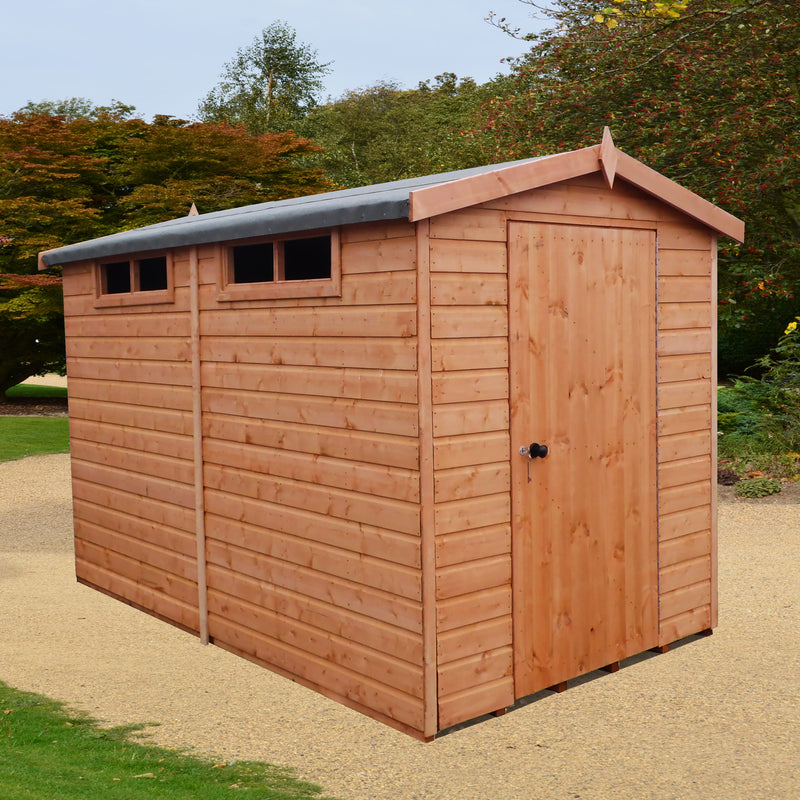 Shire Security Apex Premium Shed Range Single Door (10x8) SECS1008DSL-1AA 5019804112128 - Outside Store