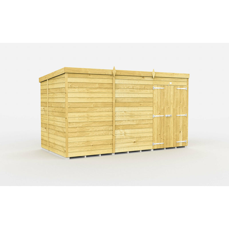 Total Sheds (11x6) Pressure Treated Pent Shed