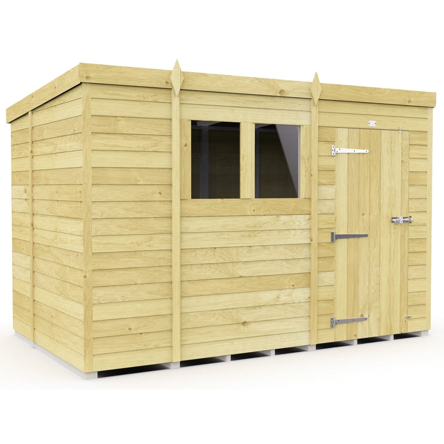 Total Sheds (11x6) Pressure Treated Pent Shed