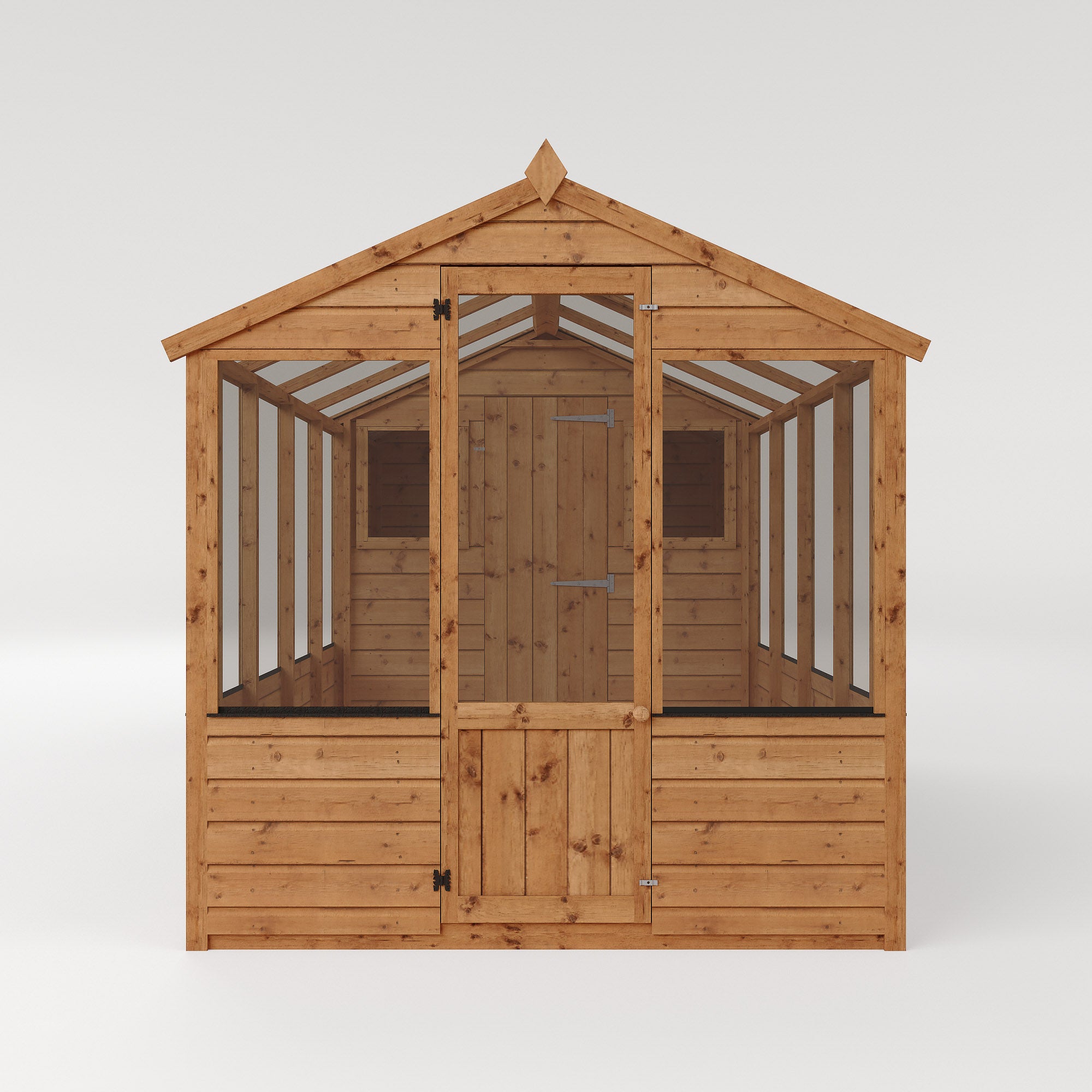 Mercia Traditional Wooden Apex Greenhouse Combi Shed (12x6) (SI-004-001-0026 - EAN 5029442091211)