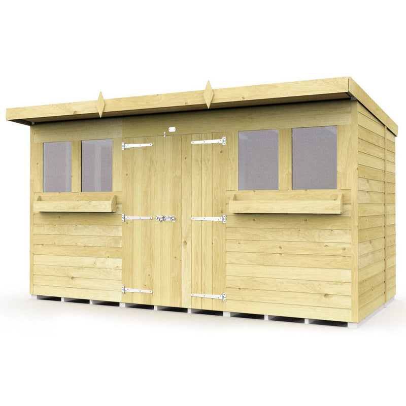 Total Sheds (12x8) Pressure Treated Pent Summer Shed