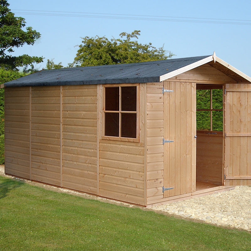 Shire Jersey Shed (7x13) JERS0713DSL-1AA 5060437981858 - Outside Store