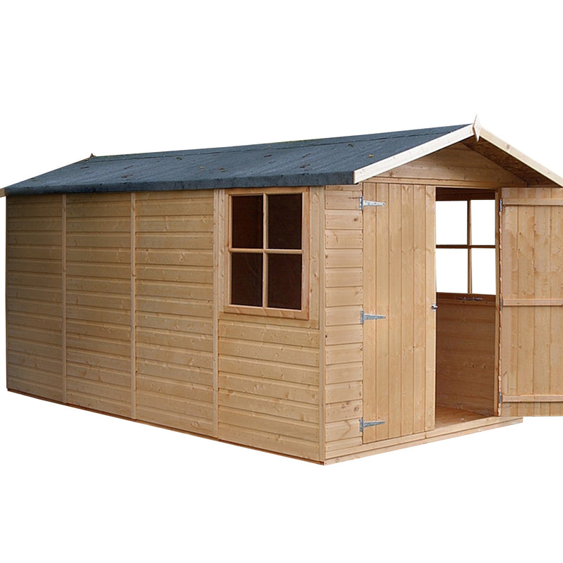 Shire Jersey Shed (7x13) JERS0713DSL-1AA 5060437981858 - Outside Store