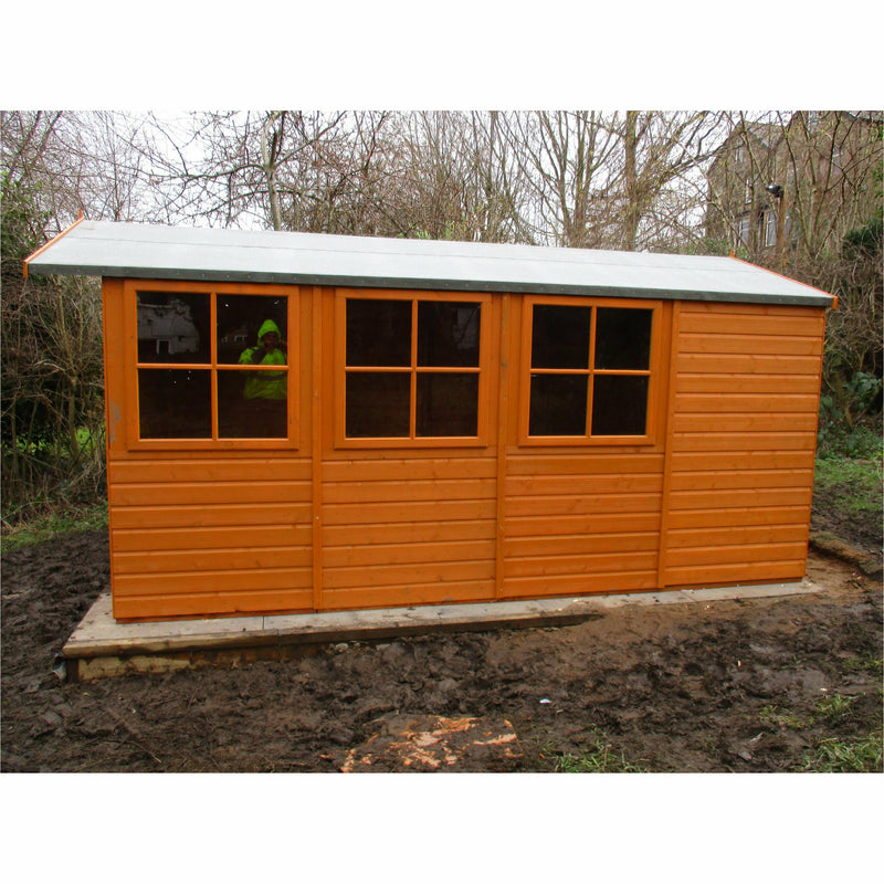 Shire Jersey Shed (7x13) JERS0713DSL-1AA 5060437981858 - Outside Store