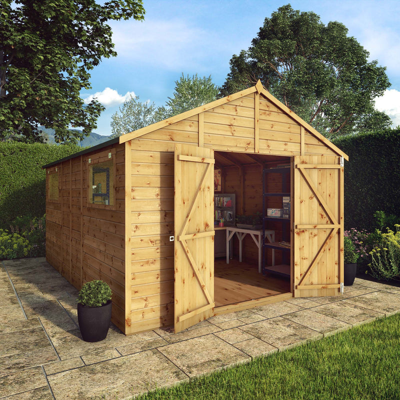 Mercia Premium Shiplap Apex Workshop (14x10) (SI-001-004-0097 - EAN 5029442006260)