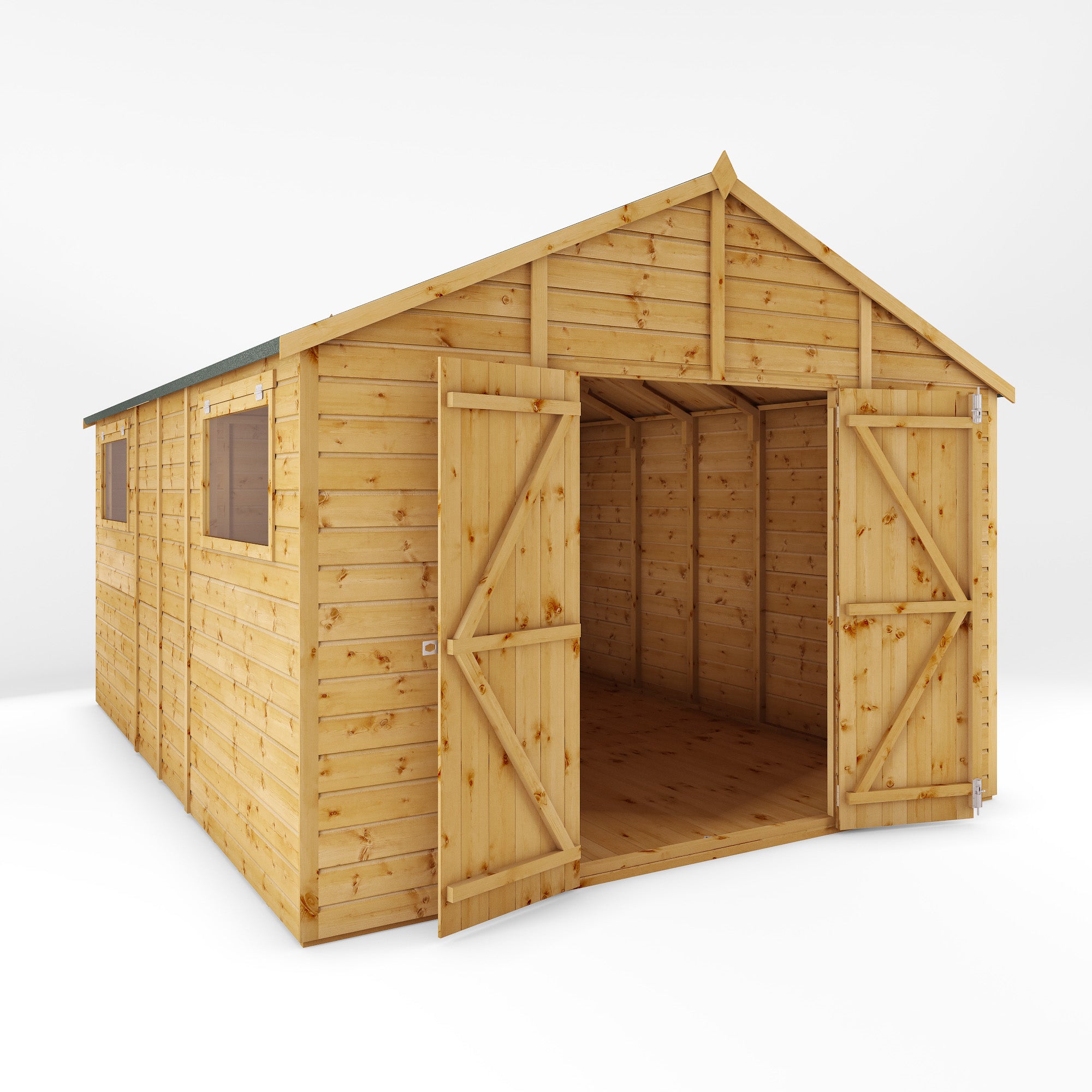 Mercia Premium Shiplap Apex Workshop (14x10) (SI-001-004-0097 - EAN 5029442006260)