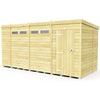 Total Sheds (14x5) Pressure Treated Pent Security  Shed