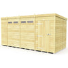 Total Sheds (14x7) Pressure Treated Pent Security Shed