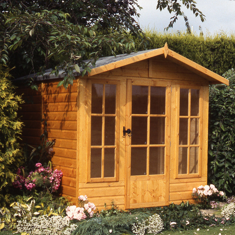 Shire Badminton Summerhouse (7x10) BADM0710DSL-1AA 5060211110184 - Outside Store