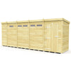 Total Sheds (17x4) Pressure Treated Pent Security Shed