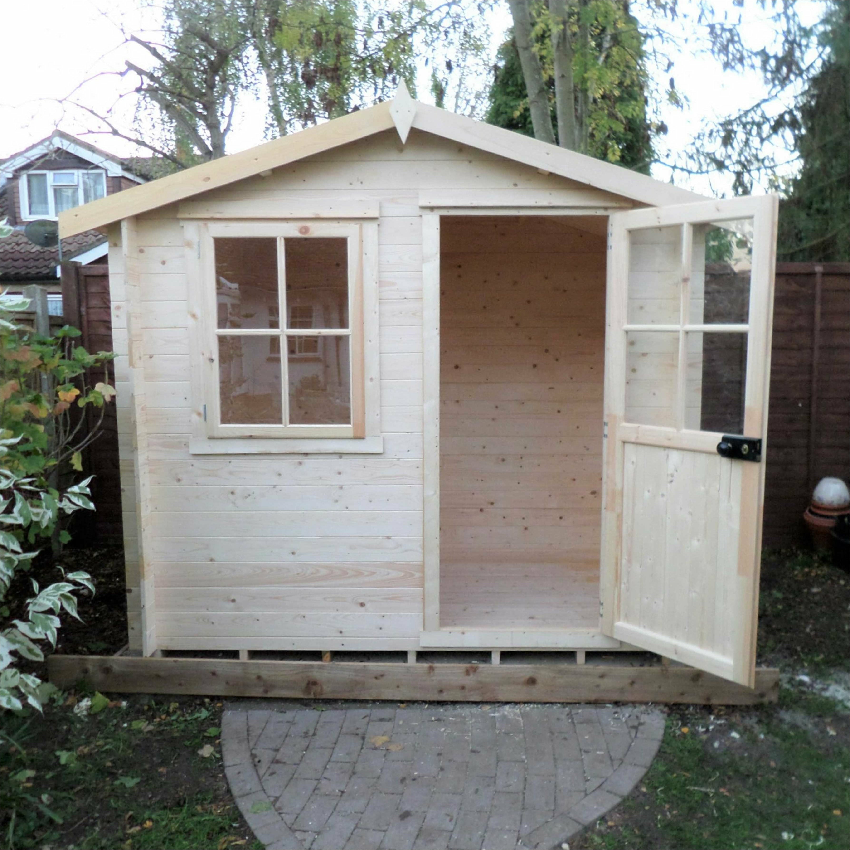 Shire Avesbury (Pembrook) 19mm Log Cabin (7x7) AVES0707L19-1AA 5060437988727 - Outside Store