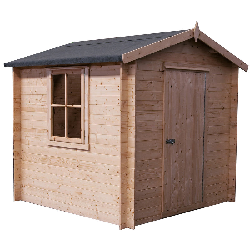 Shire Danbury 19mm Log Cabin (8x8) DANB0808L19-1AA 5060437988826 - Outside Store