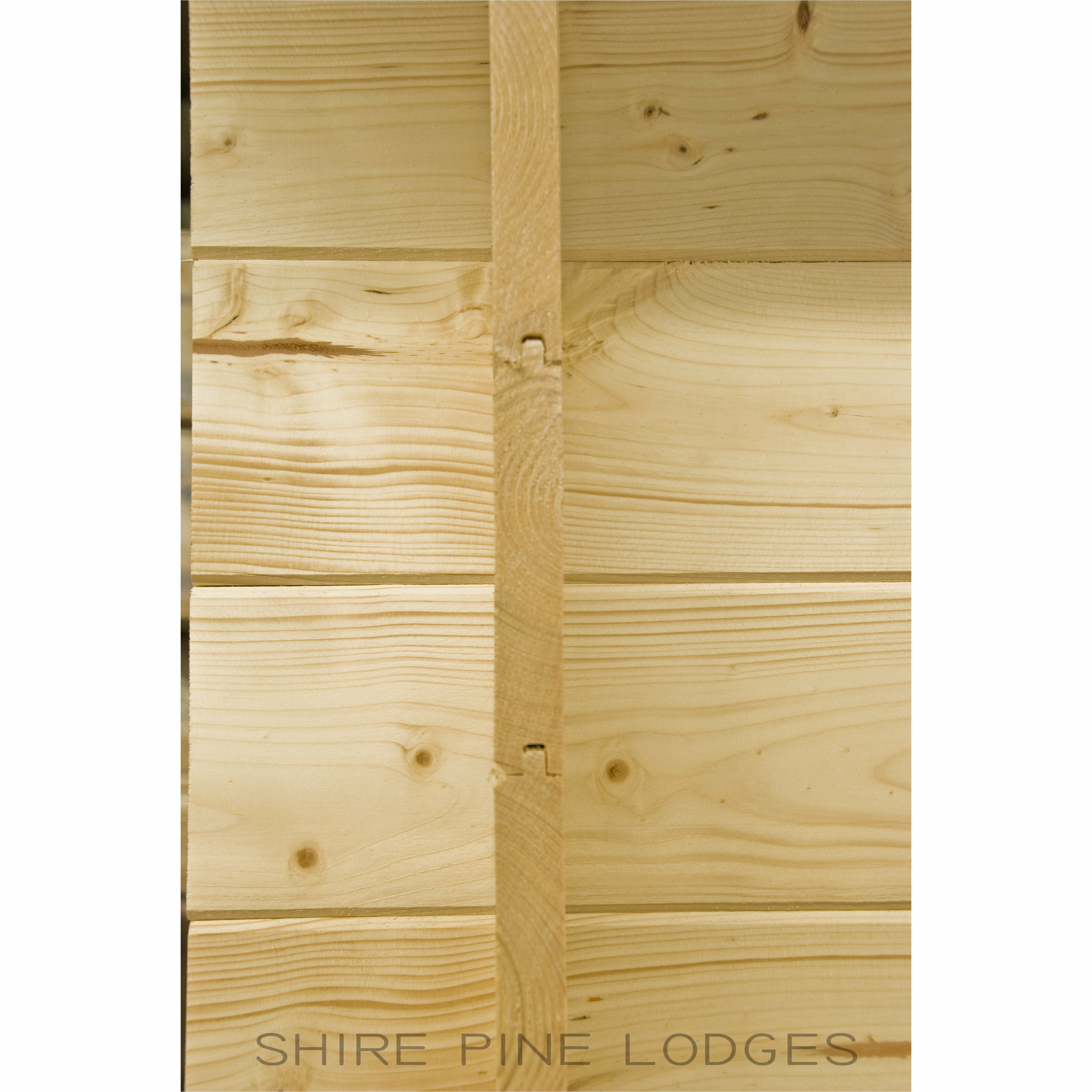 Shire Avesbury 19mm Log Cabin (10x10) AVES1010L19-1AA - Outside Store