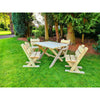 Churnet Valley Ashcombe Table Set 4  Seater  (4 Chairs) AT102 7435353659095