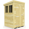 Total Sheds (4x4) Pressure Treated Pent Shed