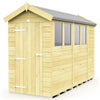 Total Sheds (4x10) Pressure Treated Apex Shed