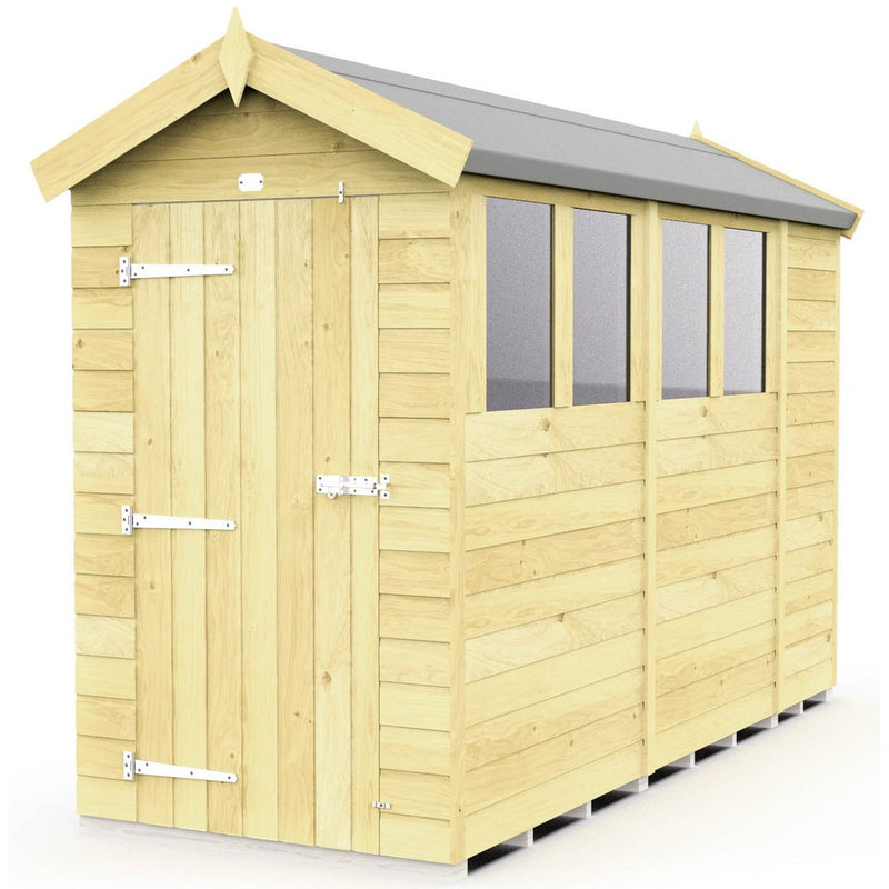 Total Sheds (4x10) Pressure Treated Apex Shed