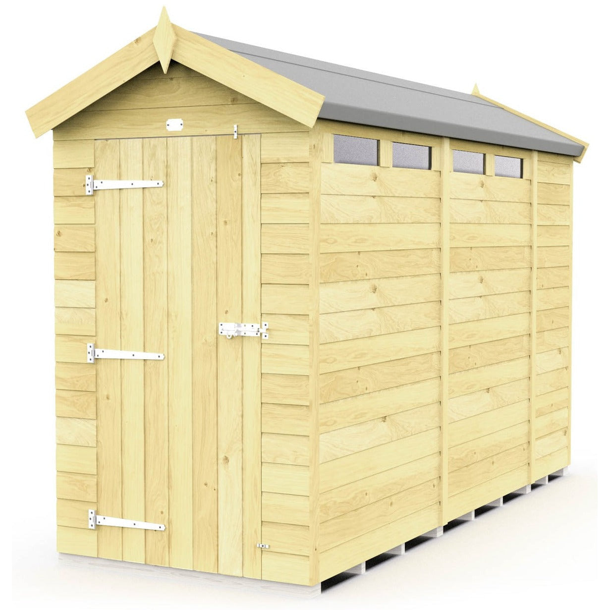 Total Sheds (4x10) Pressure Treated Apex Security Shed